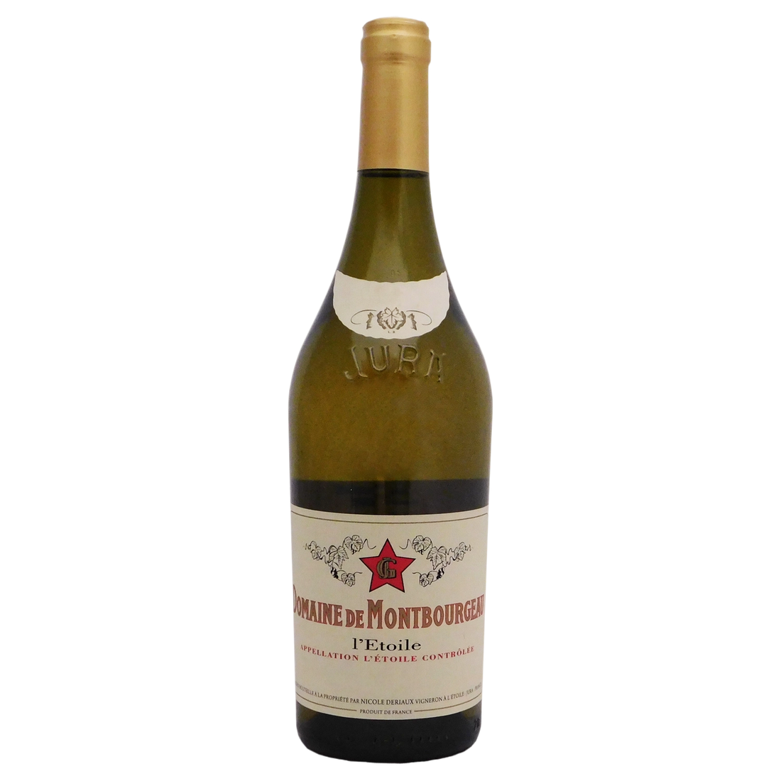A bottle of 2022 Domaine de Montbourgeau Jura L'Etoile Chardonnay 750ml White Wine