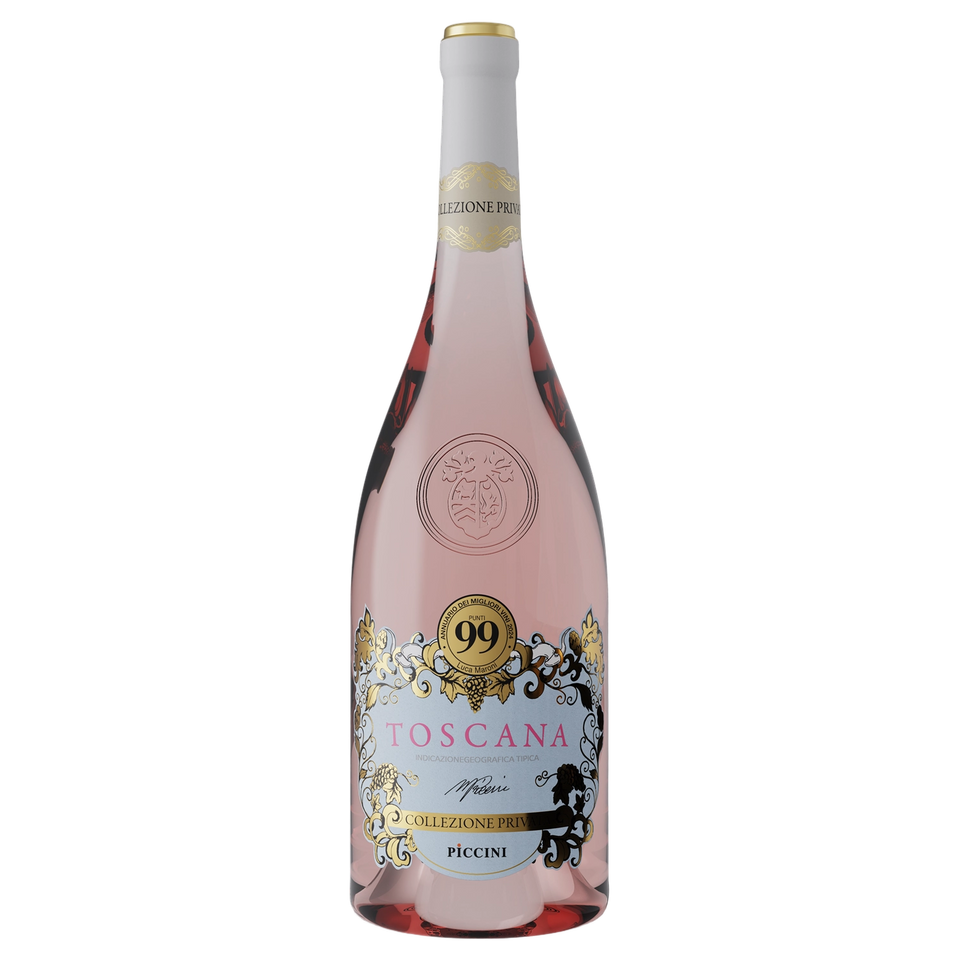 A bottle of Piccini Toscana Collezione Privata Rose 2024 750ml Rose Wine
