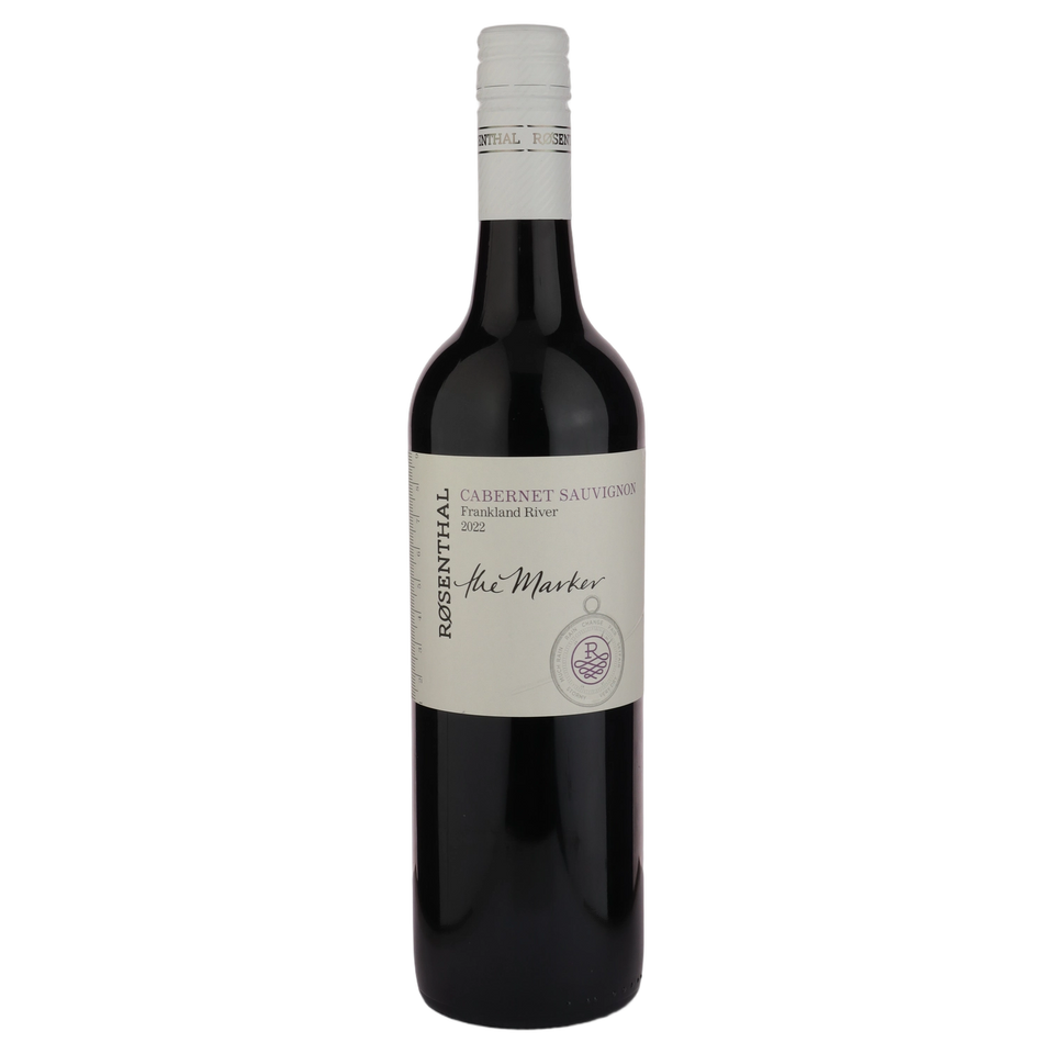 A bottle of Rosenthal the Marker Frankland River Cabernet Sauvignon 2022 (Best In Collective) 750ml Red Wine