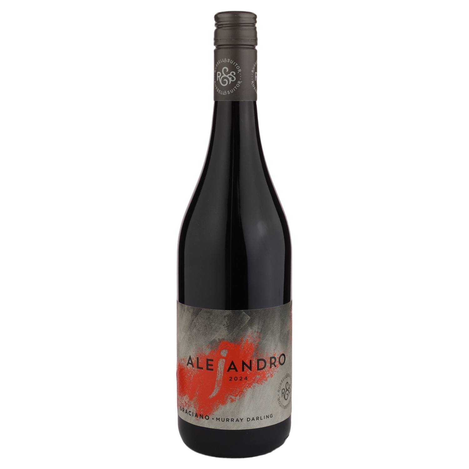 A bottle of Russell & Suitor Alejandro Graciano 2024 (Mystery) 750ml Red Wine