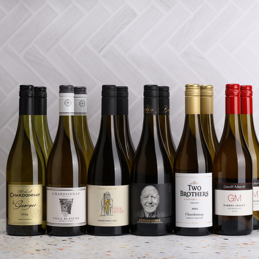 A collection of Bold and Flavoursome Chardonnay Dozen from The Wine Collective