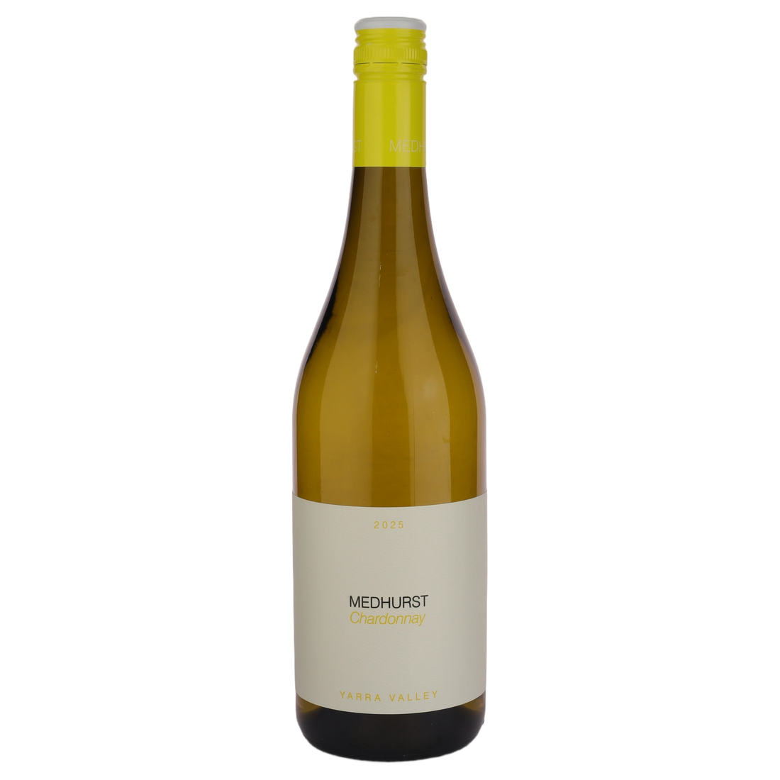 A bottle of 2025 Medhurst Yarra Valley Chardonnay 750ml White Wine