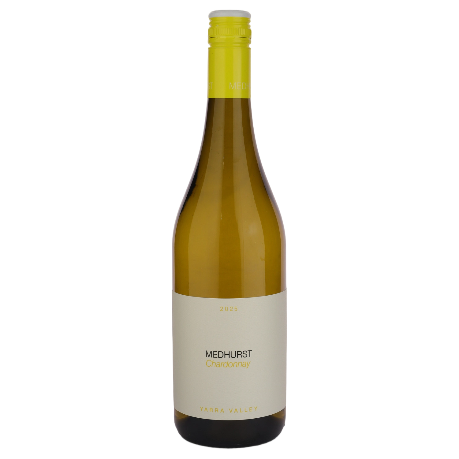 A bottle of 2025 Medhurst Yarra Valley Chardonnay 750ml White Wine