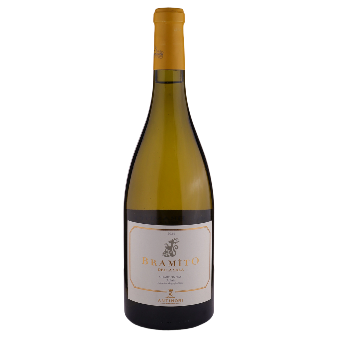 A bottle of 2024 Castello della Sala Bramìto della Sala Chardonnay 750ml White Wine