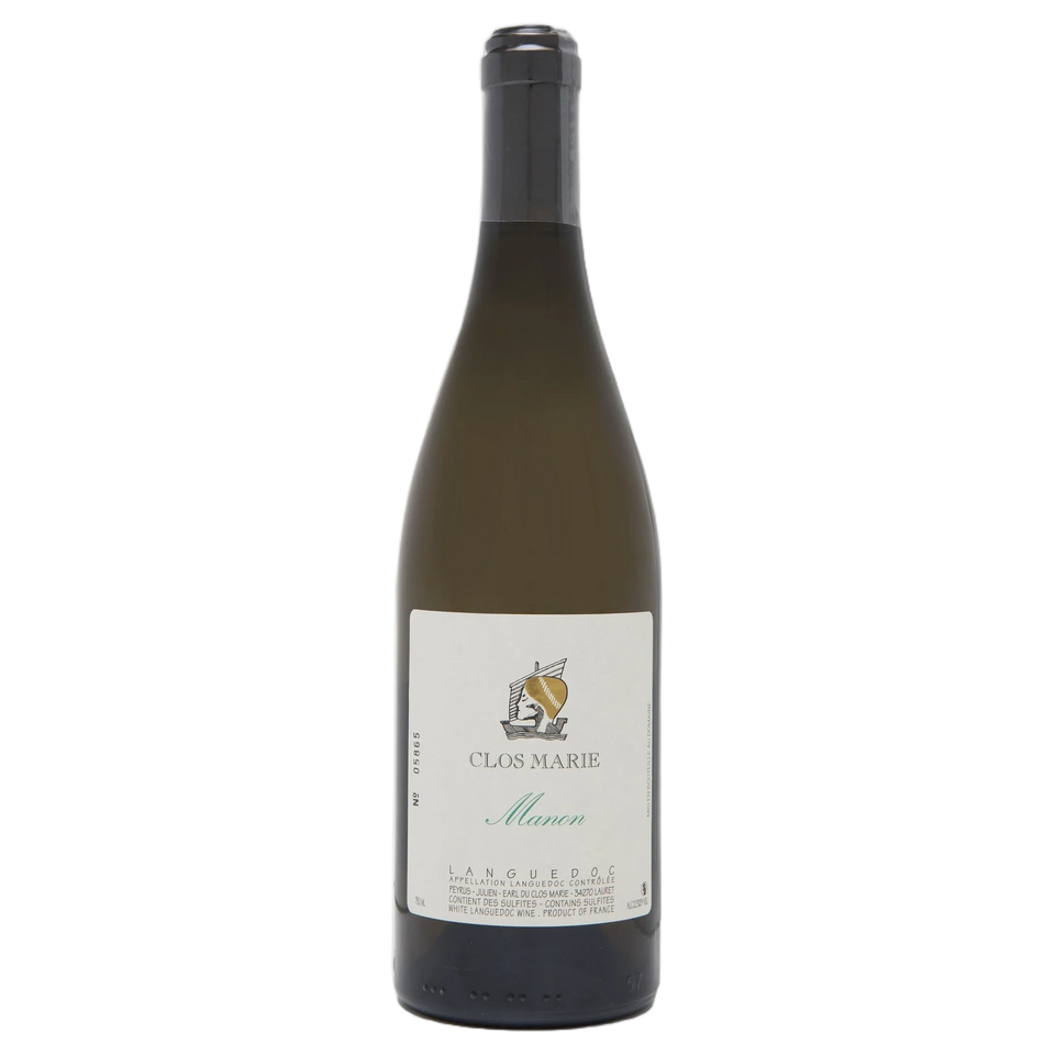 A bottle of 2023 Clos Marie Languedoc 'Manon' White 750ml White Wine