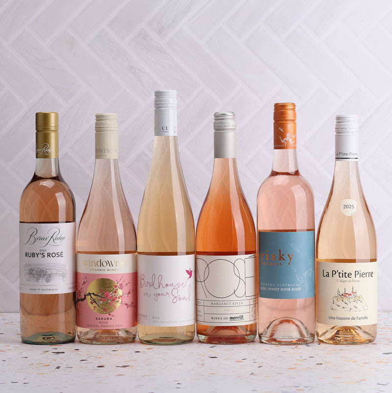 A collection of The Rosé Revolution feat. France & Australia 6pack from The Wine Collective