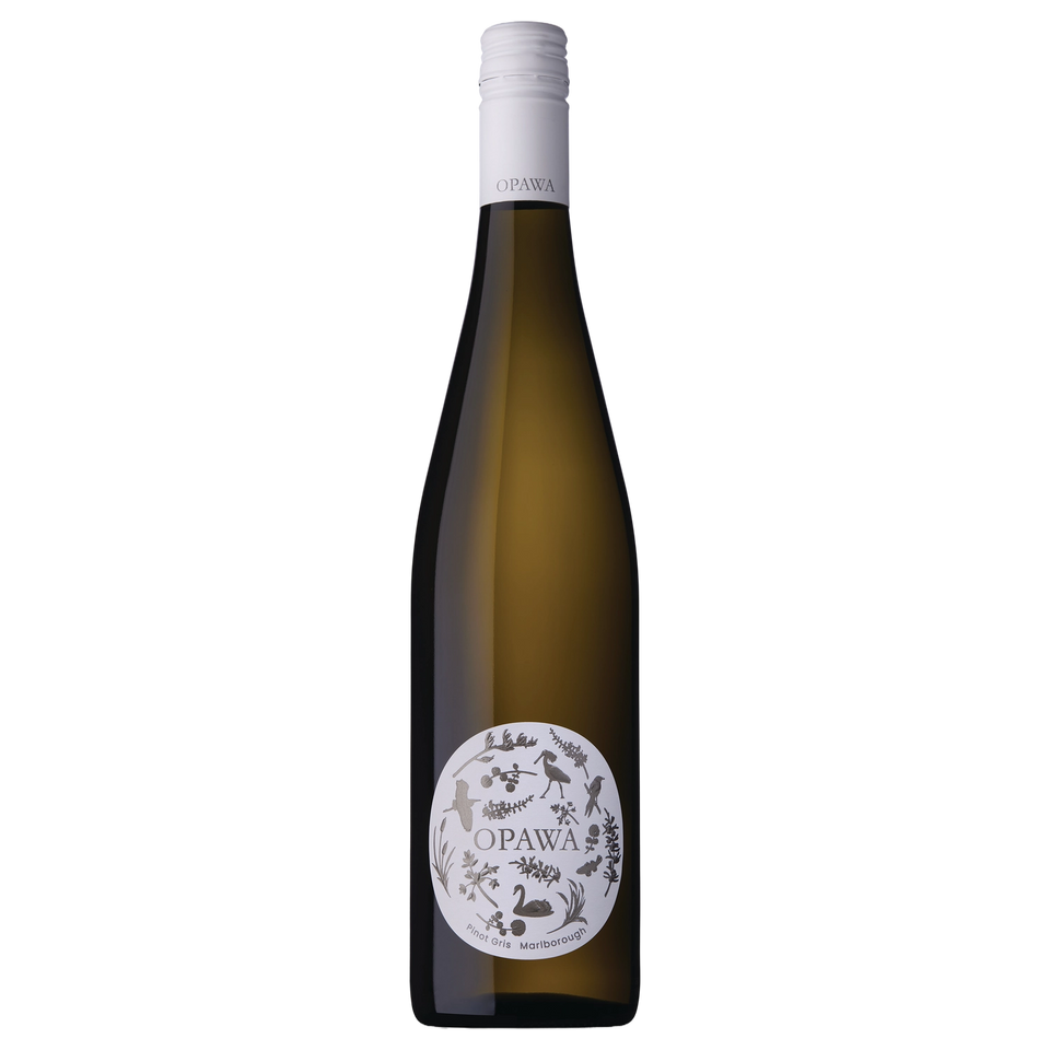 A bottle of 2025 Opawa Pinot Gris Australia 750ml White Wine