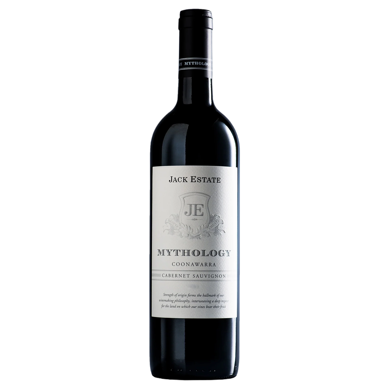 A bottle of 2014 Jack Estate Mythology Cabernet Sauvignon 750ml Red Wine