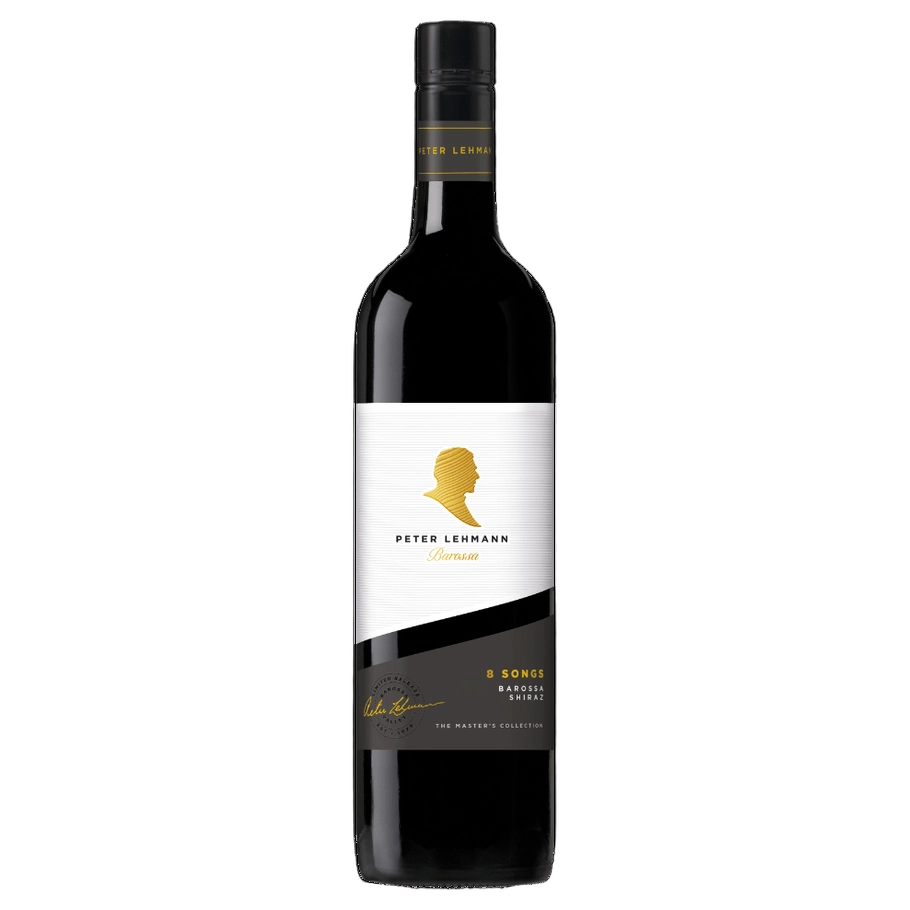 A bottle of 2022 Peter Lehmann Eight Songs Shiraz 750ml Red Wine