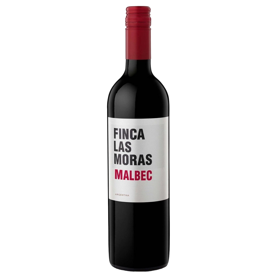 A bottle of 2025 Finca Las Moras Malbec 750ml Red Wine