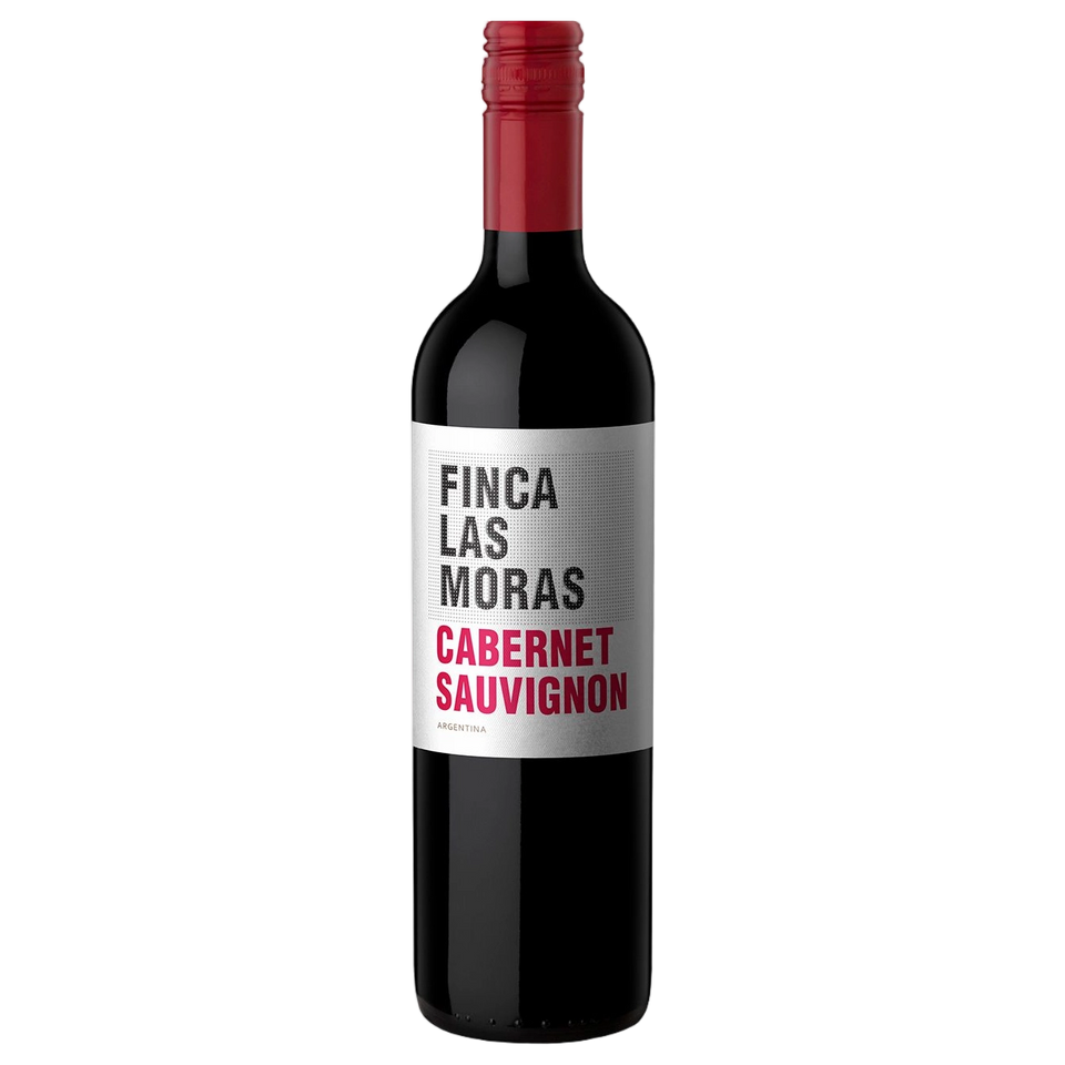 A bottle of 2024 Finca Las Moras Cabernet Sauvignon 750ml Red Wine