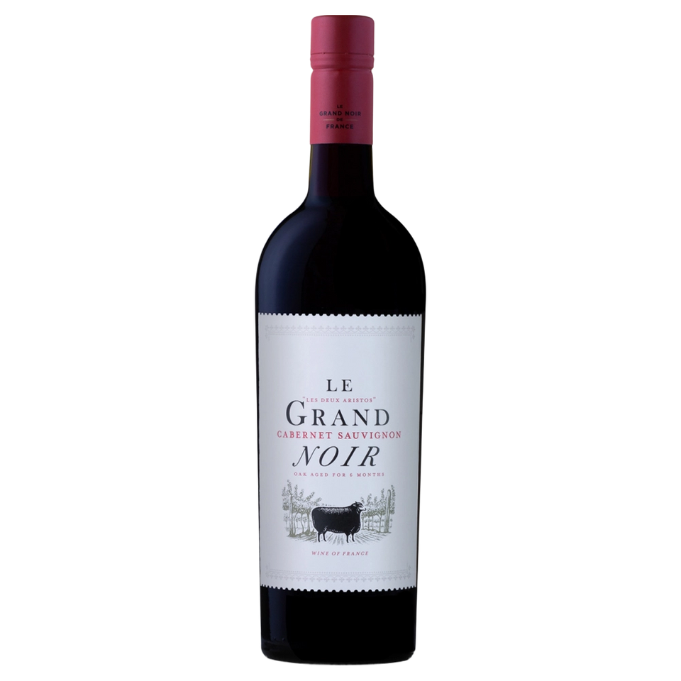 A bottle of 2024 Le Grand Noir Cabernet Sauvignon 750ml Red Wine