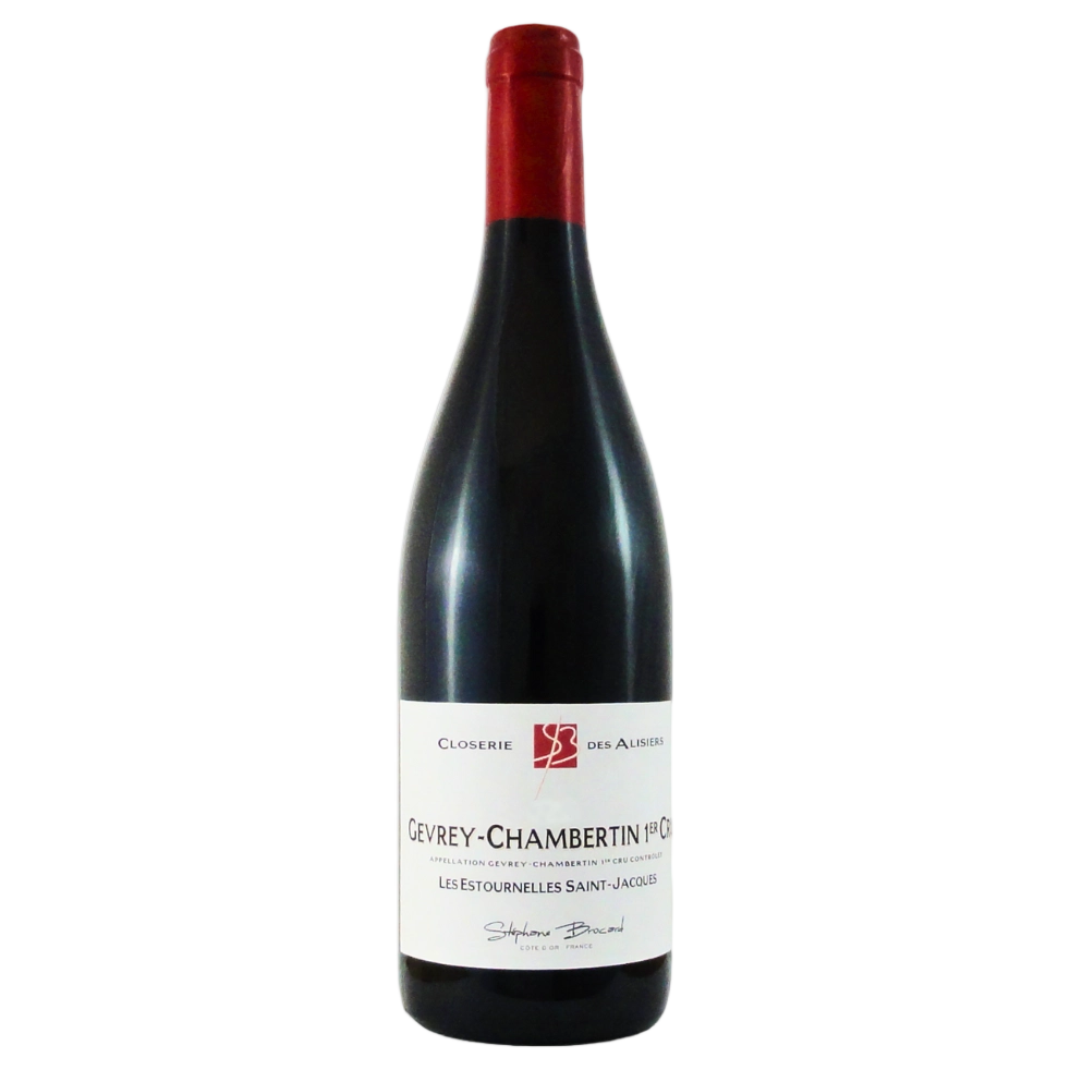 A bottle of 2021 Stephane Brocard G. Chambertin 1er cru Estournelles St Jacques 750ml Red Wine