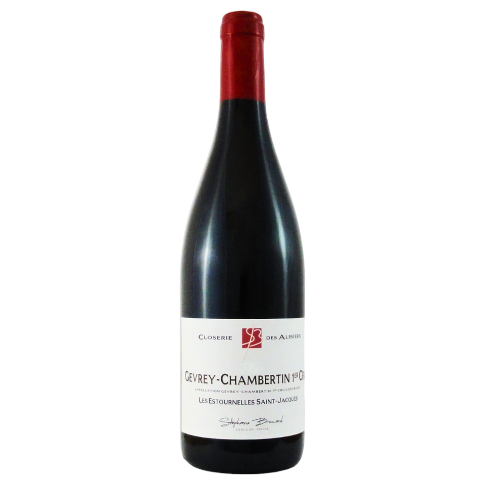 A bottle of 2021 Stephane Brocard G. Chambertin 1er cru Estournelles St Jacques 750ml Red Wine