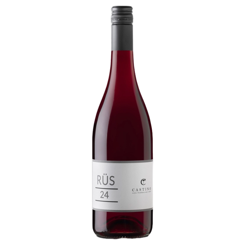 A bottle of 2024 Castino Rus Rosso IGT 750ml Red Wine