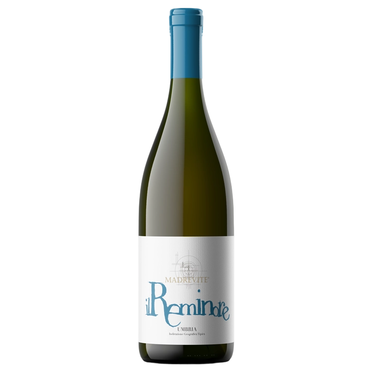 A bottle of 2023 Madrevite Trebbiano Spoletino Il Reminore IGT 750ml White Wine