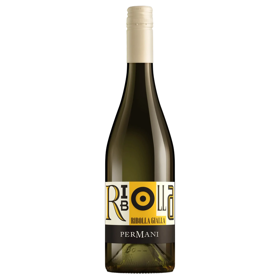 A bottle of 2024 Permani Ribolla Gialla DOC 750ml White Wine