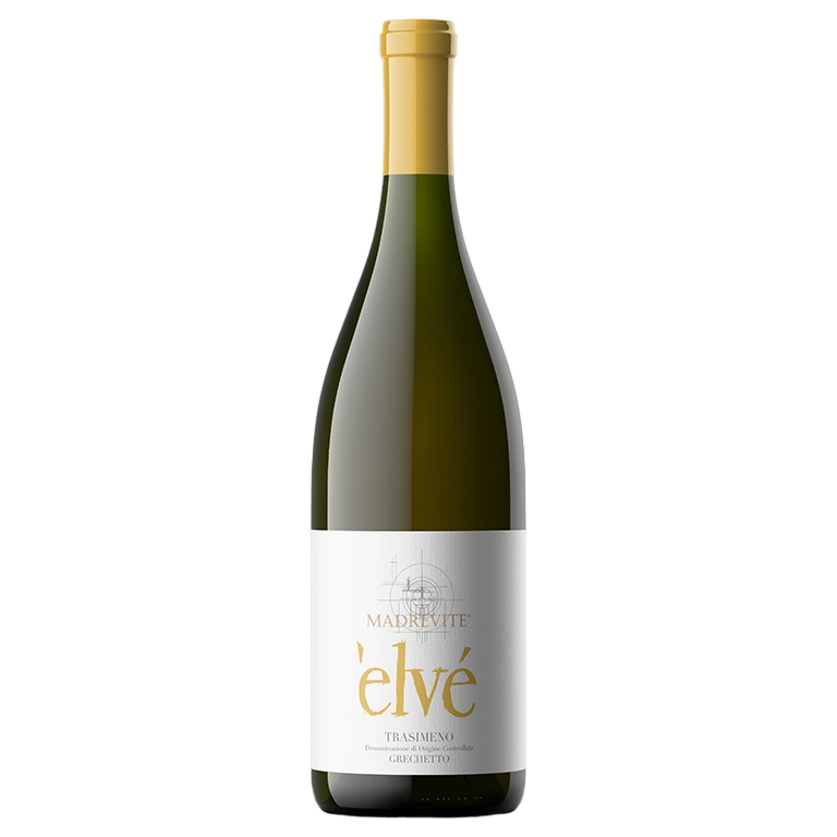 A bottle of 2024 Madrevite Grechetto Elve DOC 750ml White Wine