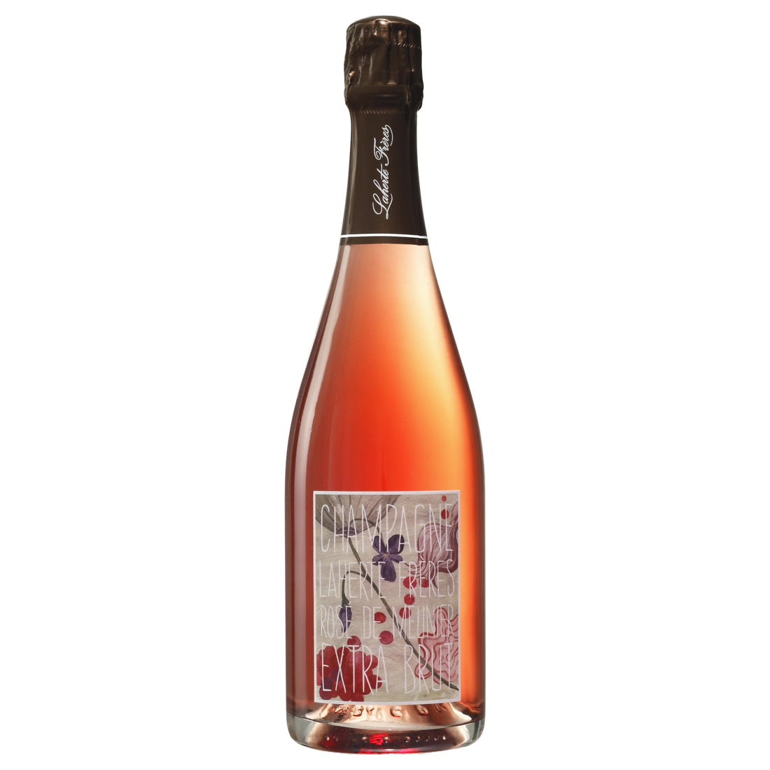 A bottle of NV Champagne Laherte Frères Rosé de Meunier (Base 23 Disg. Oct 2025) 750ml Sparkling Wine