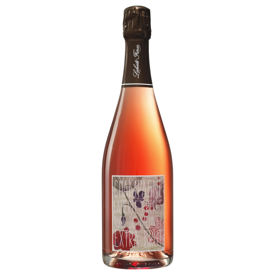 A bottle of NV Champagne Laherte Frères Rosé de Meunier (Base 23 Disg. Oct 2025) 750ml Sparkling Wine