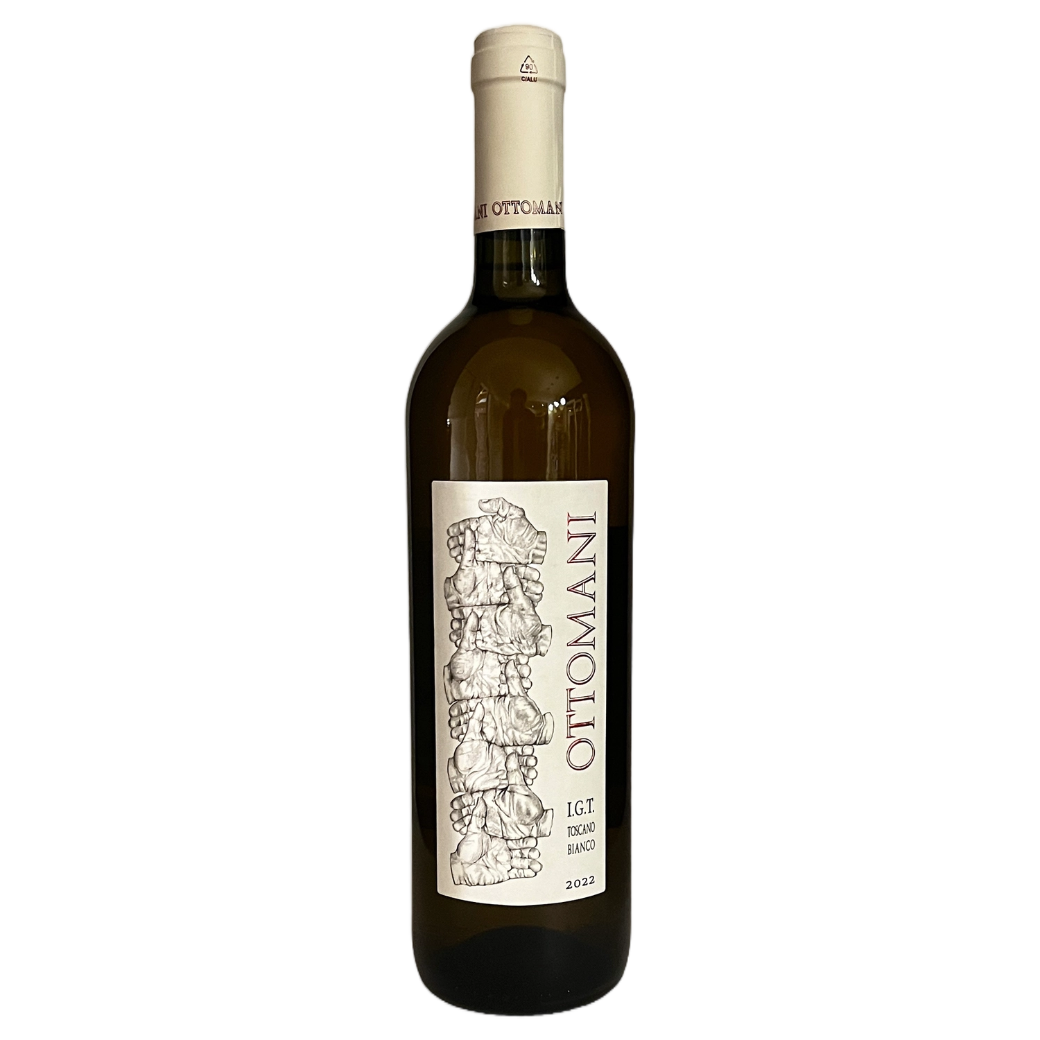 A bottle of 2024 Ottomani Bianco In Anfora IGT 750ml White Wine