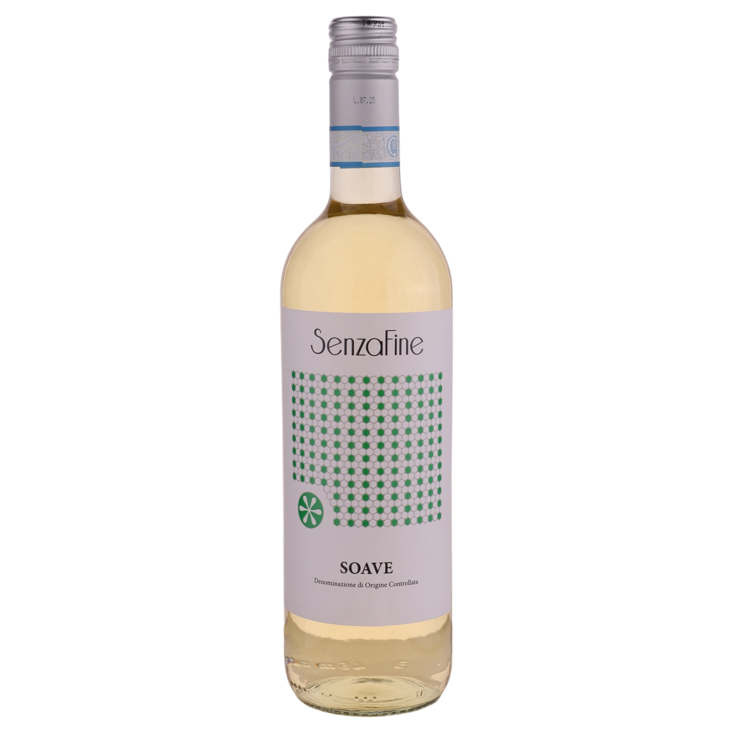 A bottle of 2024 Corte Adami Soave Senzafine DOC 750ml White Wine