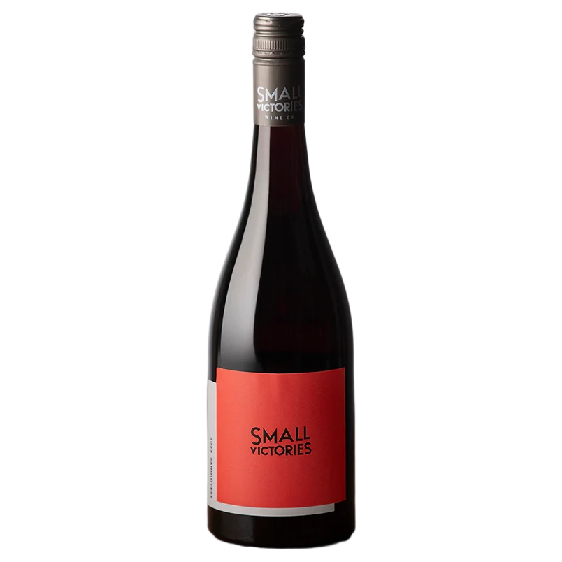 A bottle of 2024 Small Victories Sangiovese 750ml Red Wine