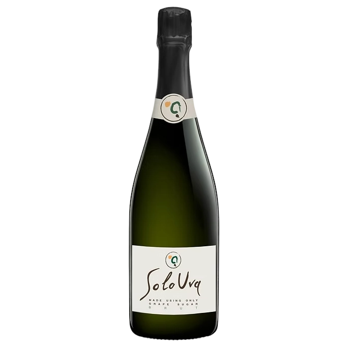 A bottle of NV Solo Uva Franciacorta Blanc De Blanc Brut DOCG 750ml White Wine