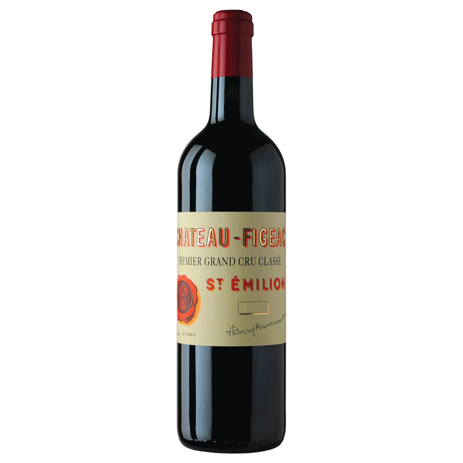 A bottle of Château Figeac 1er Grand Cru Classé 2018 750ml Red Wine