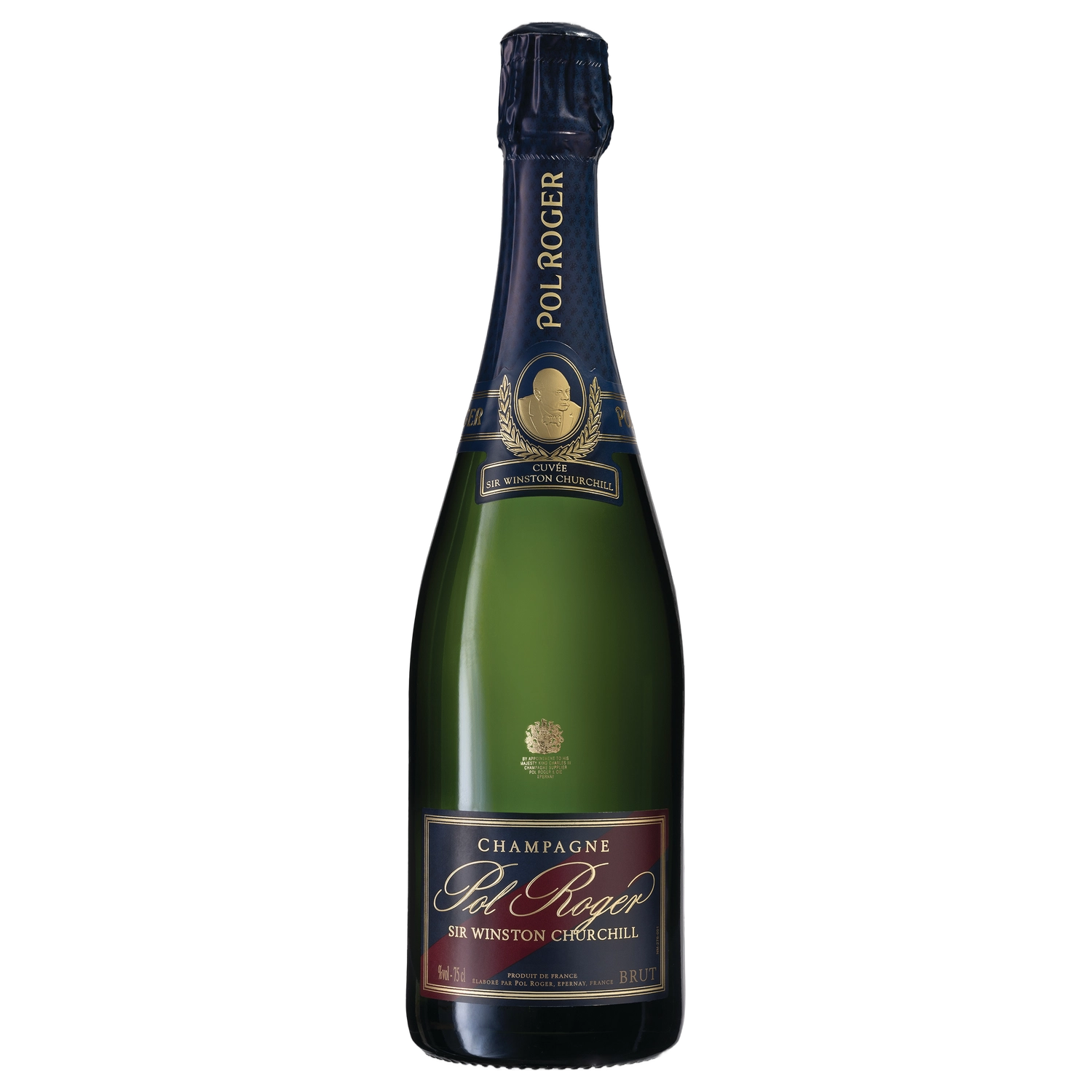 A bottle of Pol Roger Cuvée Sir Winston Churchill 2018 750ml Sparkling Wine