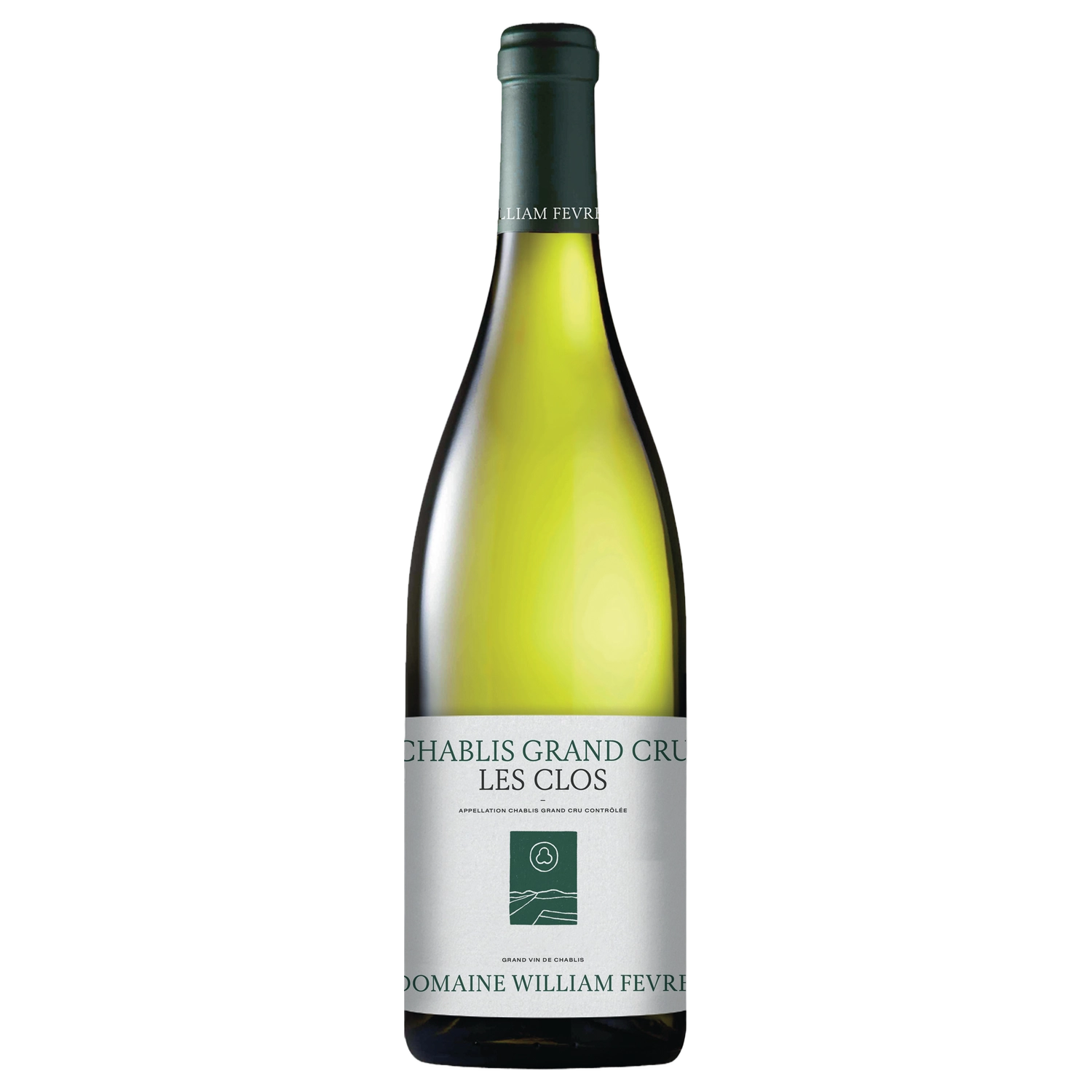 A bottle of Domaine William Fèvre Chablis Grand Cru Les Clos Domaine 2023 750ml White Wine