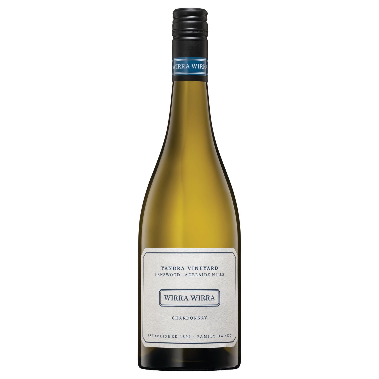 A bottle of Wirra Wirra Single Vineyard Yandra Chardonnay 2025 750ml White Wine
