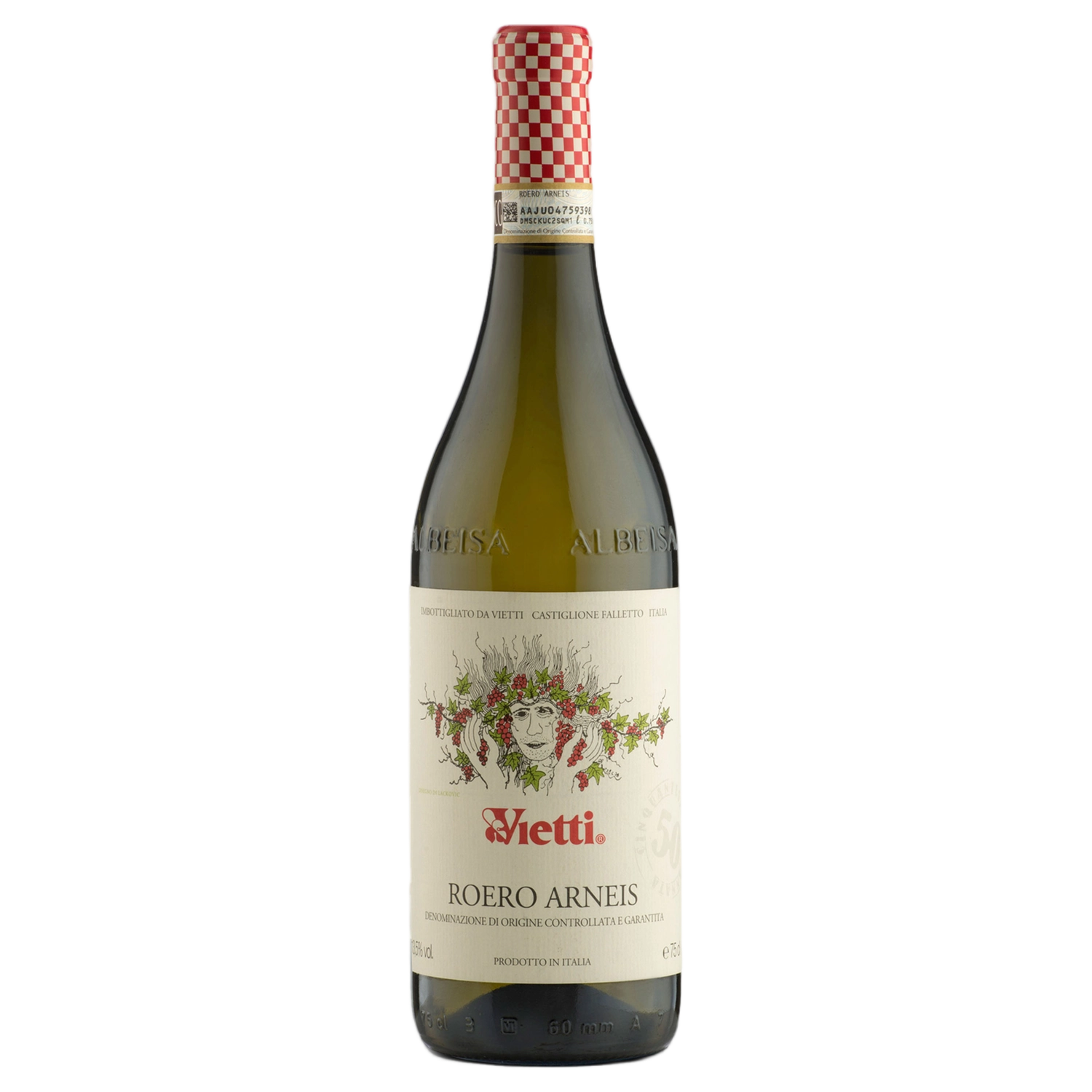A bottle of Vietti Roero Arneis 2025 750ml White Wine