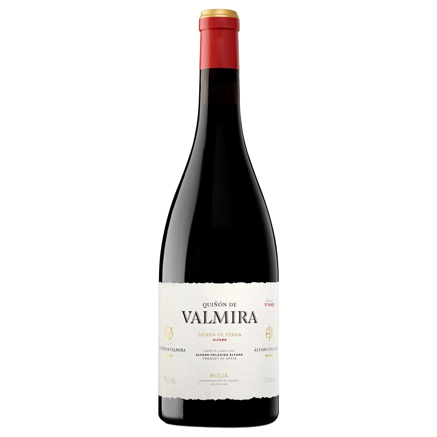 A bottle of A. Palacios Quinon De Valmira 2020 750ml Red Wine