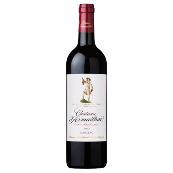 A bottle of Chateau D'Armailhac 2023 3000ml Red Wine
