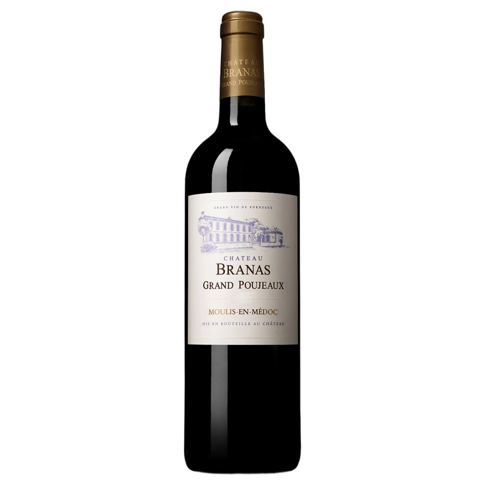 A bottle of Chateau Branas Grand Poujeaux 2020 750ml Red Wine