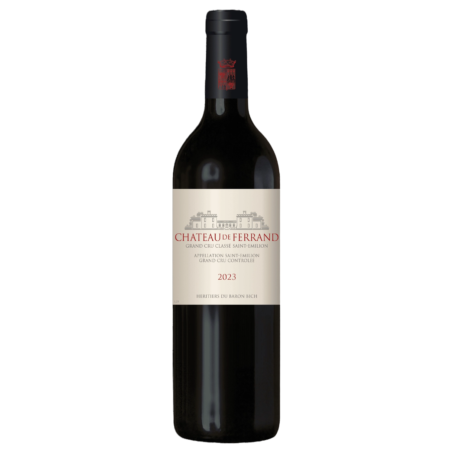 A bottle of Chateau De Ferrand 2023 750ml Red Wine