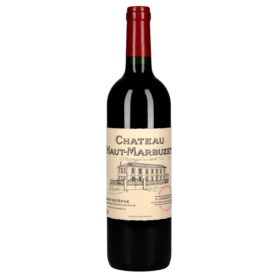 A bottle of Chateau Haut Marbuzet 2017 750ml Red Wine