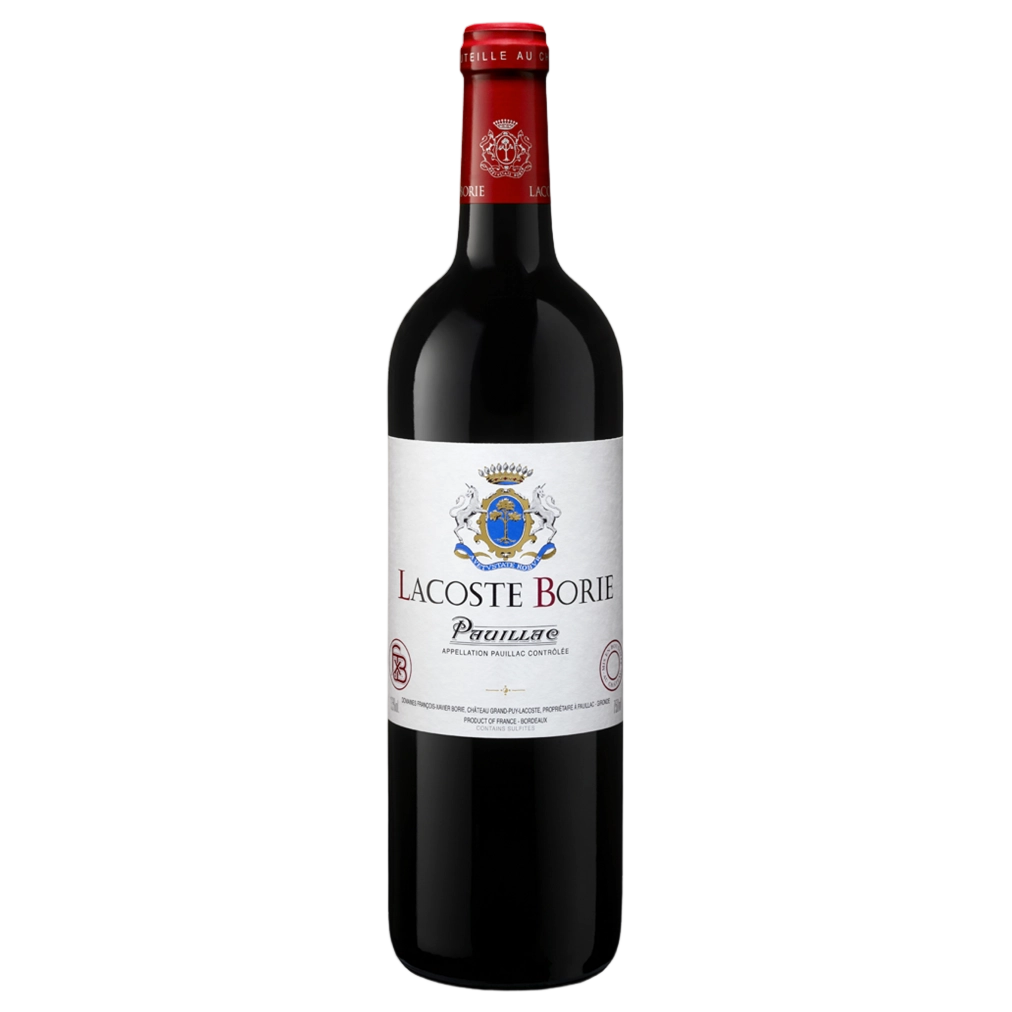 A bottle of Lacoste Borie 2023 750ml Red Wine