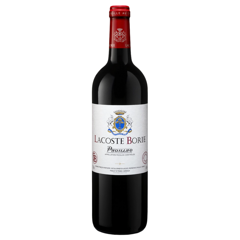 A bottle of Lacoste Borie 2023 750ml Red Wine