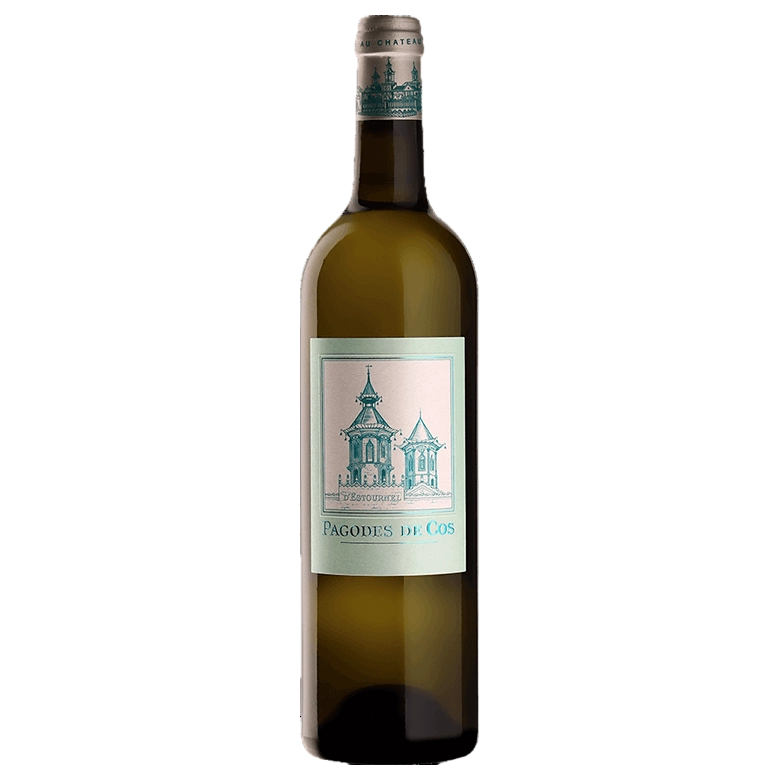 A bottle of Les Pagodes De Cos Blanc 2023 750ml White Wine
