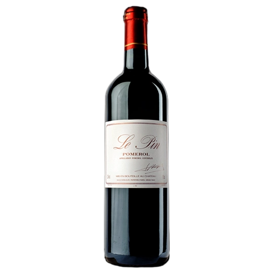 A bottle of Le Pin 2023 3000ml Red Wine