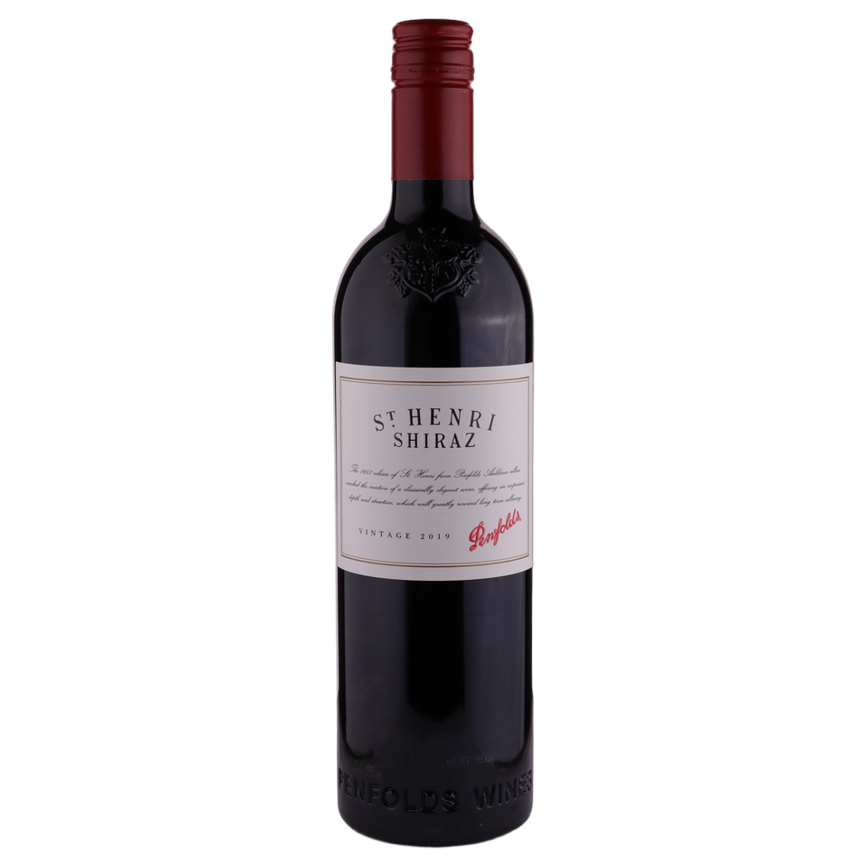 A bottle of Penfolds St Henri 2019 750ml Red Wine