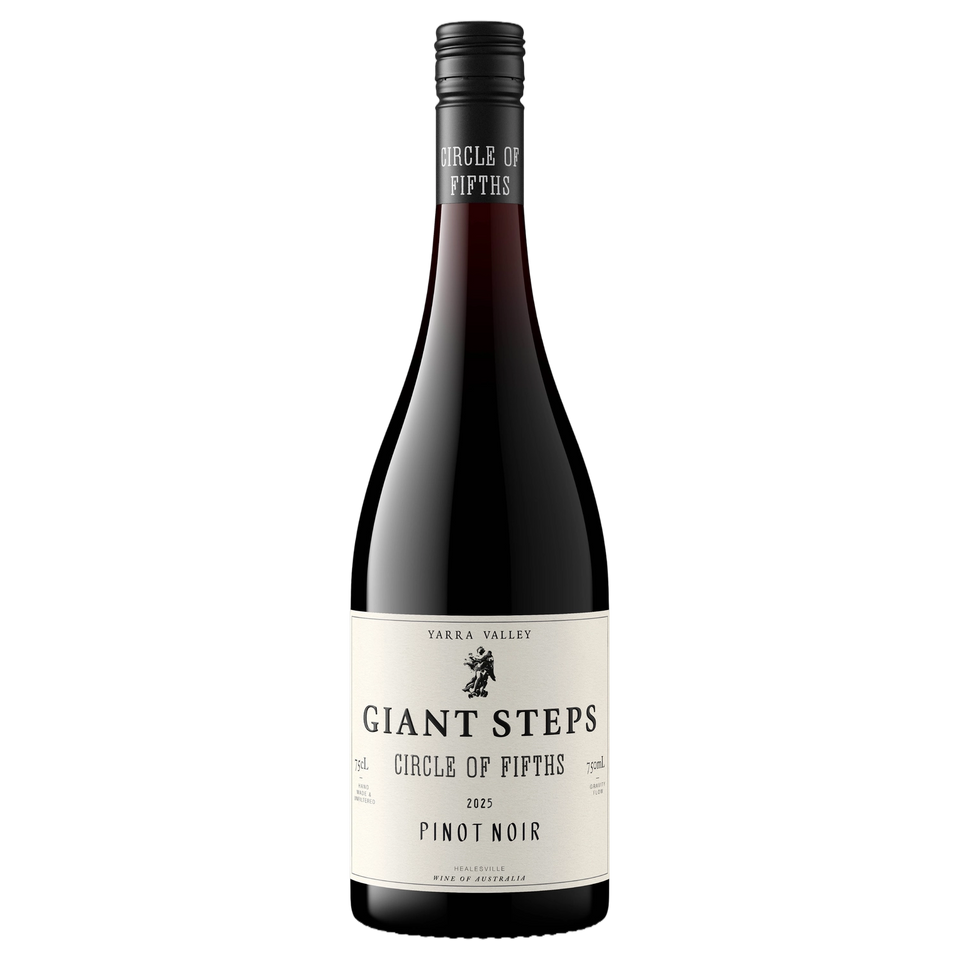 A bottle of Giant Steps Circle of Fifths Pinot Noir 2025 750ml Red Wine