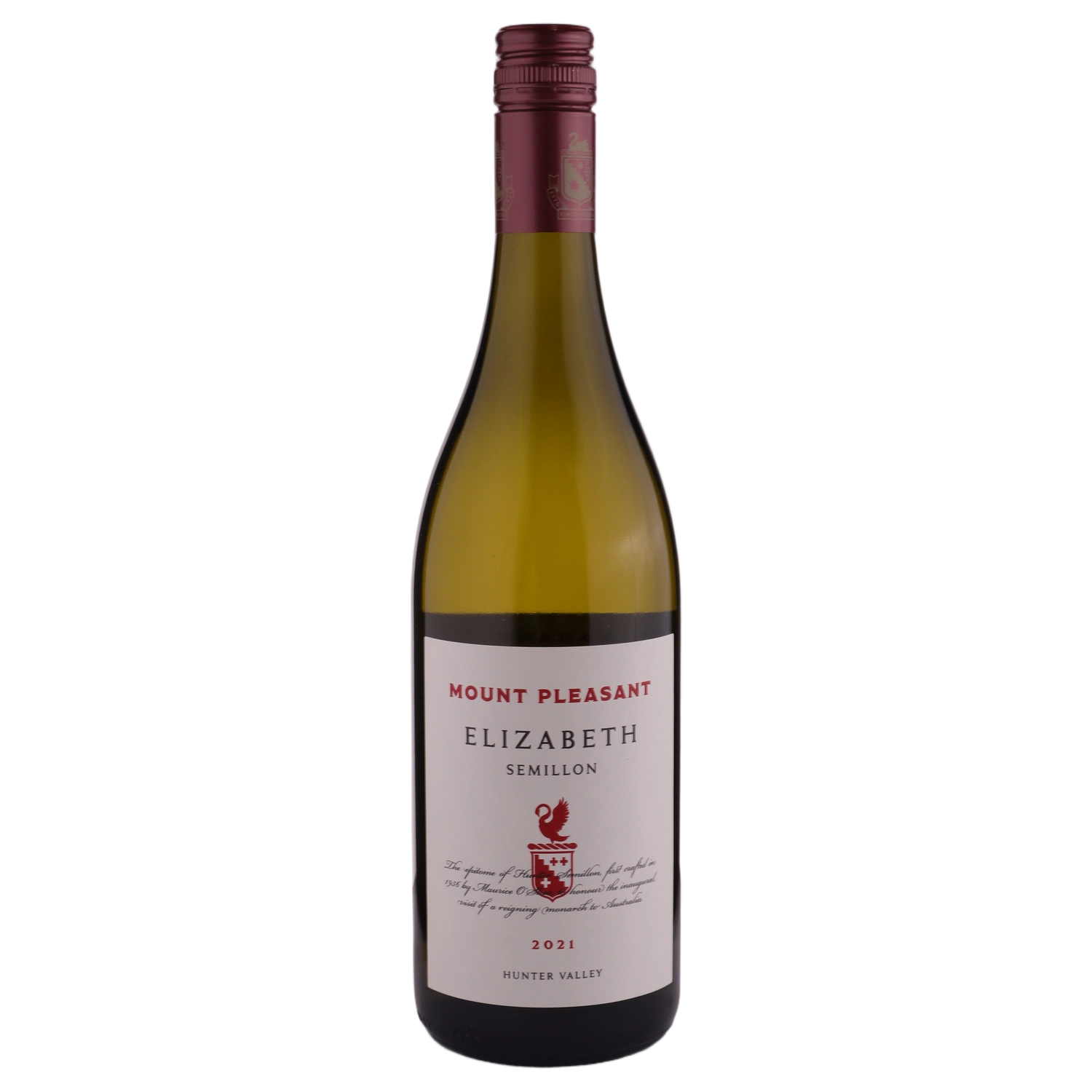 A bottle of Mount Pleasant Cellar Aged Elizabeth Semillon 2021 750ml White Wine