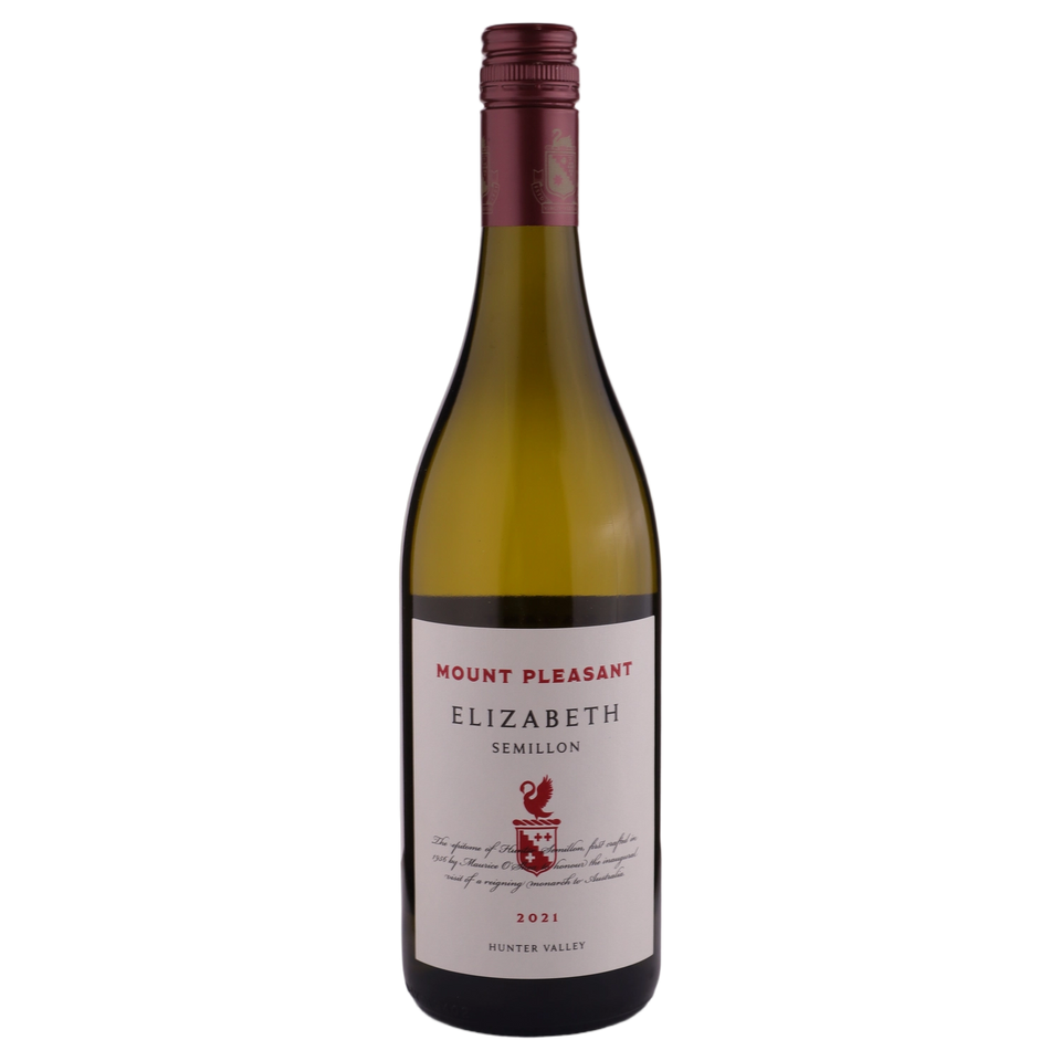 A bottle of Mount Pleasant Cellar Aged Elizabeth Semillon 2021 750ml White Wine