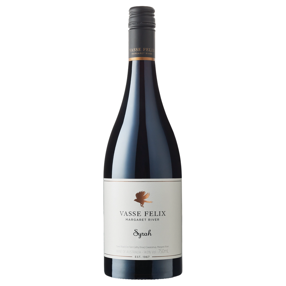 A bottle of Vasse Felix Syrah 2024 750ml Red Wine