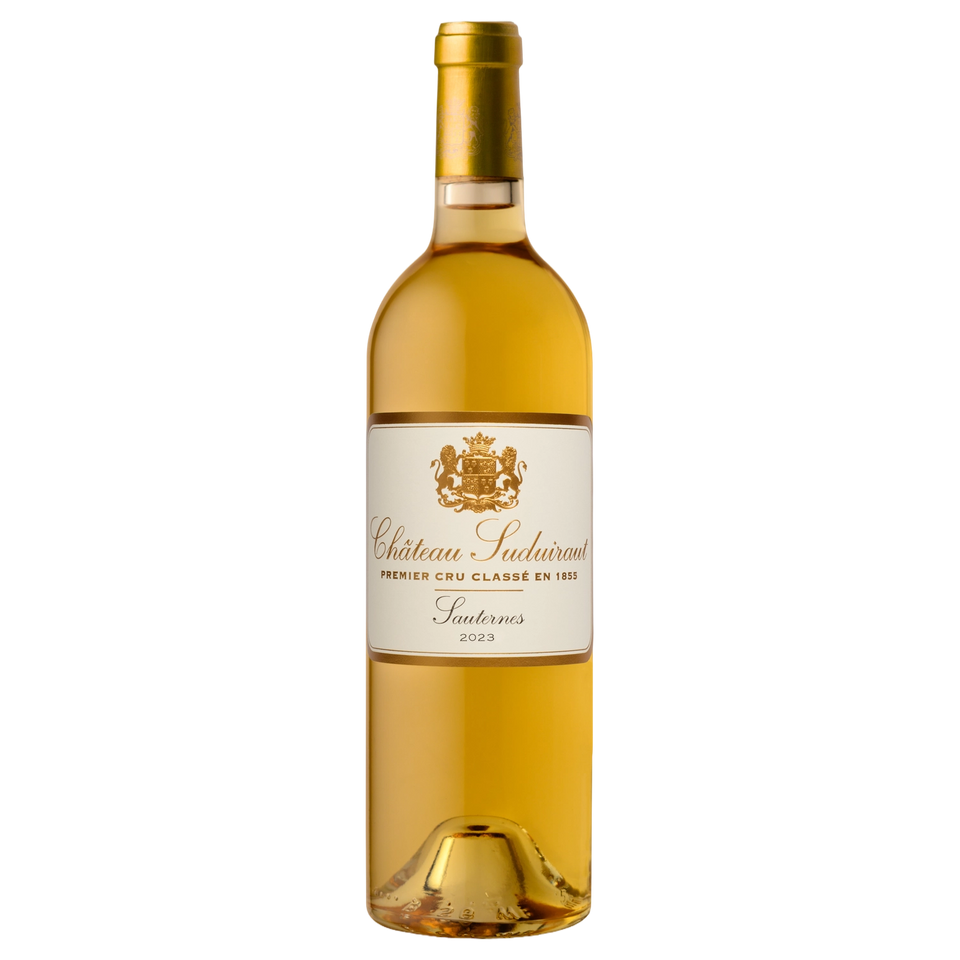 A bottle of Château Suduiraut Sauternes 2023 375ml 750ml White Wine