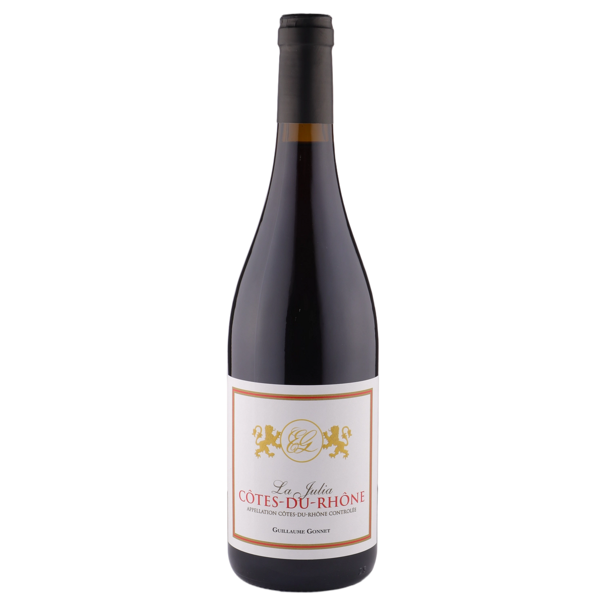 A bottle of Guillaume Gonnet La Julia Cotes du Rhone 2023 750ml Red Wine