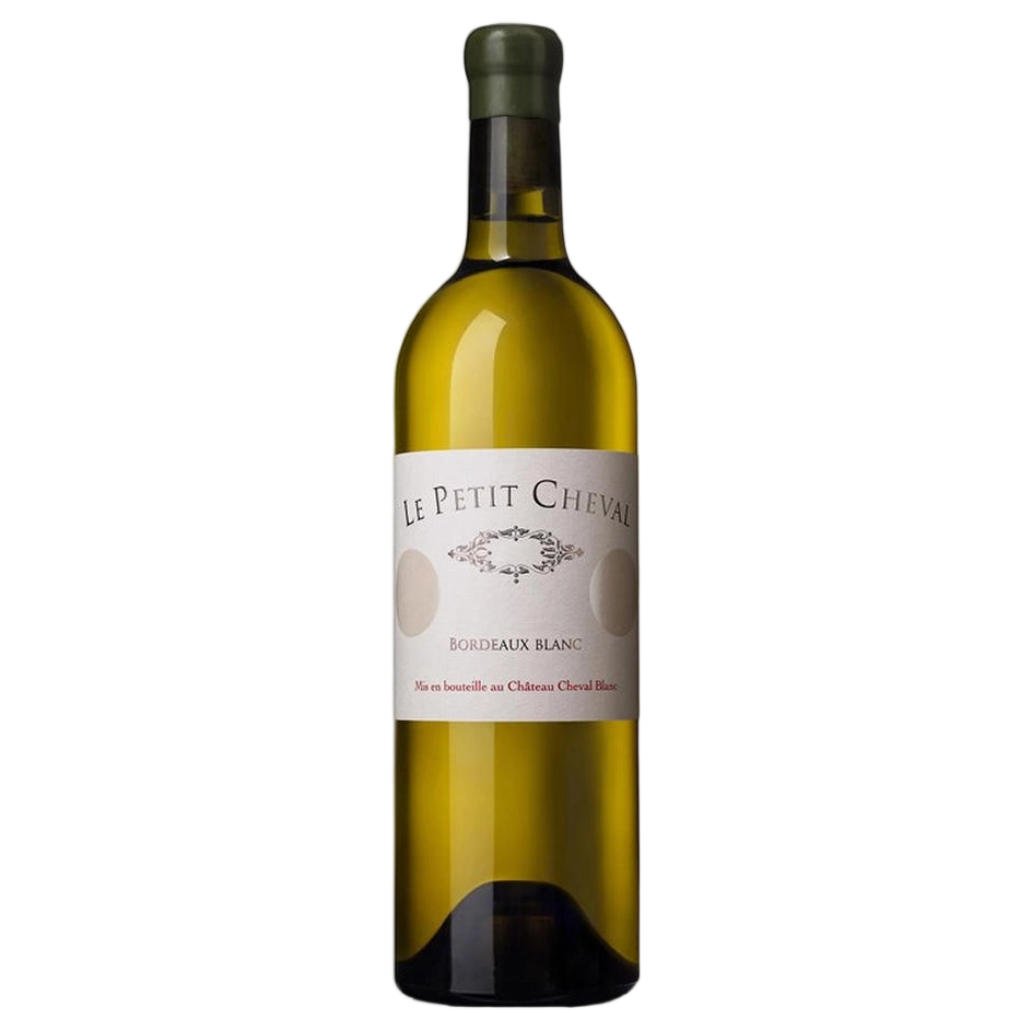 A bottle of Chateau Cheval Blanc 'Le Petit Cheval' 2023 750ml Red Wine